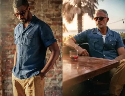 &Sons Coast Shirt Navy
