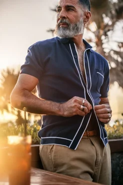 &Sons Dean Polo Navy