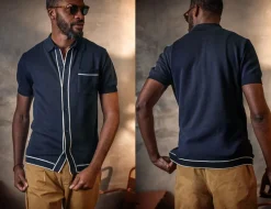 &Sons Dean Polo Navy