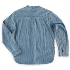 &Sons Emerson Shirt Indigo Stripe