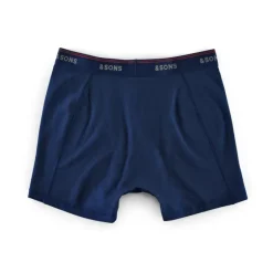 &Sons Essentials Boxer Shorts Indigo