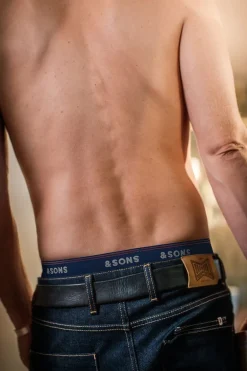 &Sons Essentials Boxer Shorts Indigo