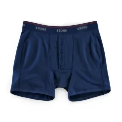&Sons Essentials Boxer Shorts Indigo