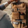 &Sons Essentials Toilet Bag Tan