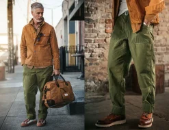 &Sons Fatigue Pant Army Green