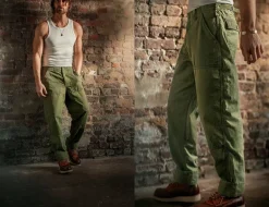 &Sons Fatigue Pant Army Green