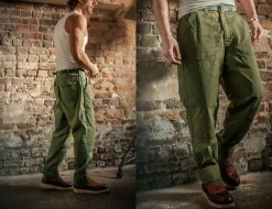 &Sons Fatigue Pant Army Green