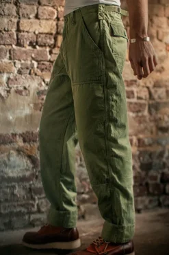 &Sons Fatigue Pant Army Green