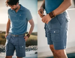 &Sons Gravel Hiking Shorts Churchill Blue