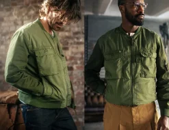 &Sons Harris Bomber Jacket Army Green