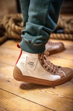 &Sons New Baseline Basketball High Top Raw
