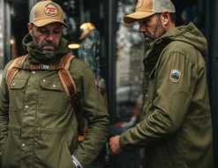 &Sons Noah Cagoule Army Green