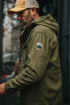 &Sons Noah Cagoule Army Green