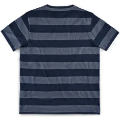 &Sons Papillon T-Shirt Navy Stripe
