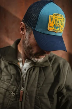 &Sons Pioneer Trucker Cap Blue
