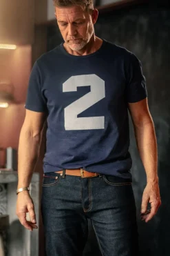 &Sons Racing 2 T-Shirt Navy