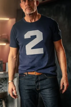 &Sons Racing 2 T-Shirt Navy