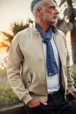 &Sons Rebel Harrington Jacket Stone