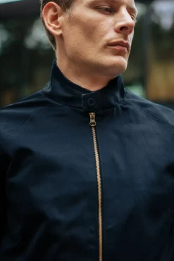 &Sons Rebel Harrington Jacket Navy