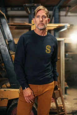 &Sons Sigma Sweatshirt Navy