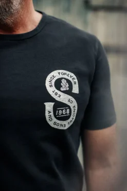 &Sons Sigma T-Shirt Black