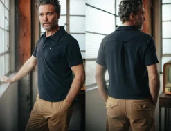 &Sons Solar Polo Navy