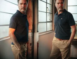 &Sons Solar Polo Navy