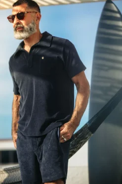 &Sons Solar Polo Navy