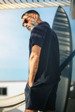 &Sons Solar Shorts Navy
