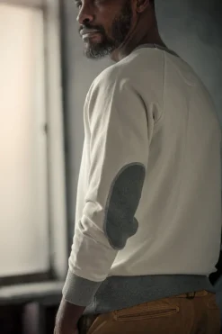 &Sons Stone White Sweatshirt