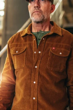 &Sons Sunday Shirt Corduroy Tan