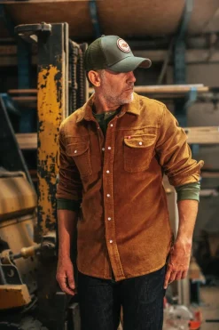 &Sons Sunday Shirt Corduroy Tan