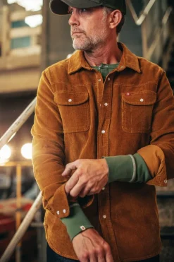 &Sons Sunday Shirt Corduroy Tan