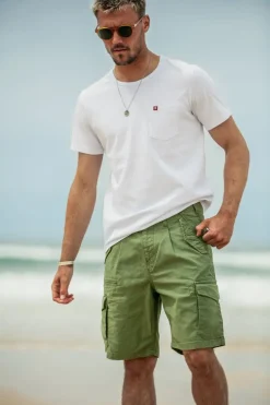 &Sons Surplus Army Shorts Green
