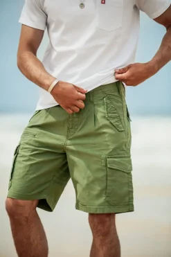 &Sons Surplus Army Shorts Green