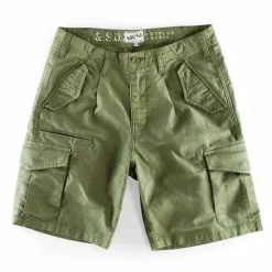 &Sons Surplus Army Shorts Green