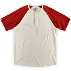 &Sons The Chariot Henley Shirt Raw/Red