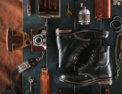 &Sons The Drover Boot Black
