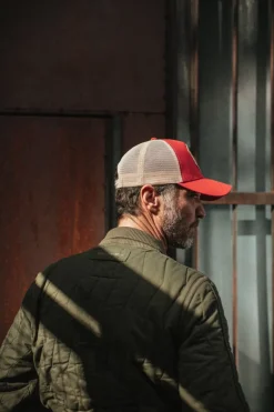 &Sons Union Trucker Cap Vintage Red