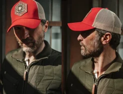 &Sons Union Trucker Cap Vintage Red
