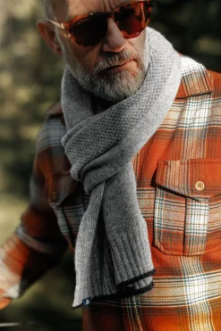 &Sons Vale Scarf Grey