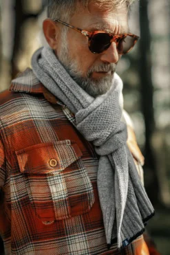&Sons Vale Scarf Grey