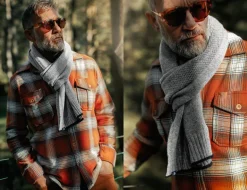 &Sons Vale Scarf Grey