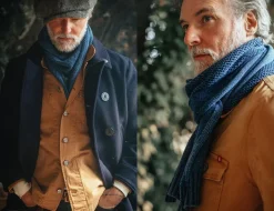 &Sons Vale Scarf Indigo