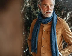 &Sons Vale Scarf Indigo