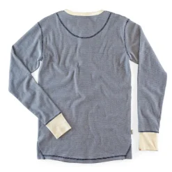 &Sons Wilder Henley Ticking Blue