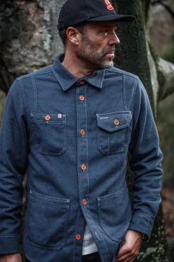 &Sons Woollen Snap Cap Navy