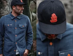 &Sons Woollen Snap Cap Navy