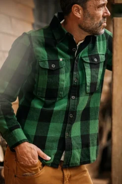 &Sons Yukon Flannel Field Shirt Green