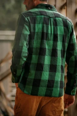 &Sons Yukon Flannel Field Shirt Green